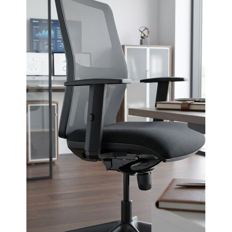 Silla Oficina con Brazos 1D Oficina MM1863 - Montiel
