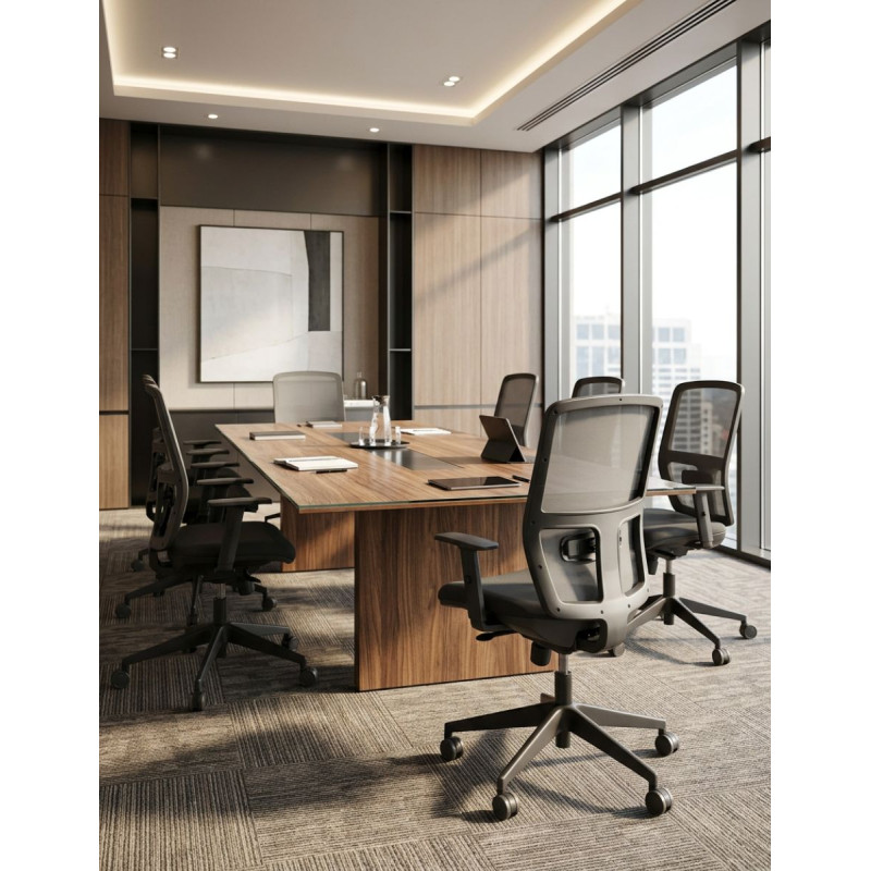 Silla Oficina con Brazos 1D Oficina MM1863 - Montiel