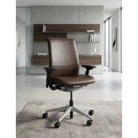 Silla Oficina Piel Think V2 de Steelcase - Montiel