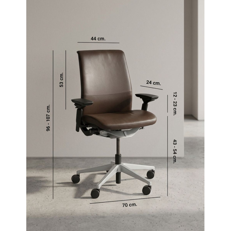 Silla Oficina Piel Think V2 de Steelcase - Montiel