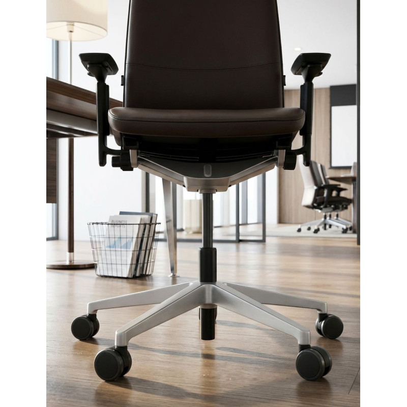 Silla Oficina Piel Think V2 de Steelcase - Montiel