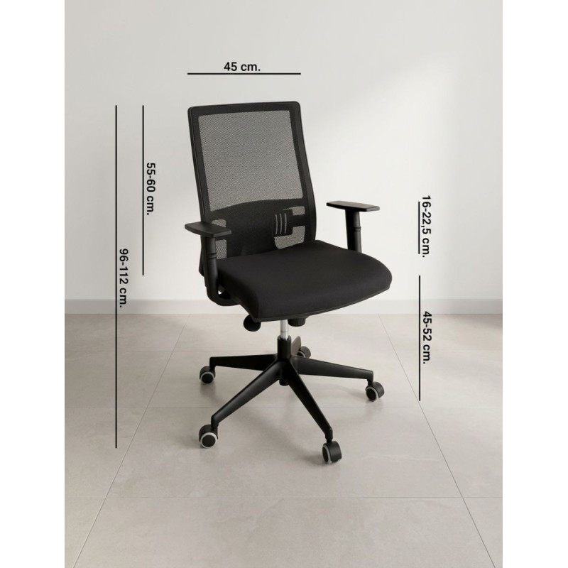 Silla Oficina Giratoria Sia 5 de Hergo - Montiel