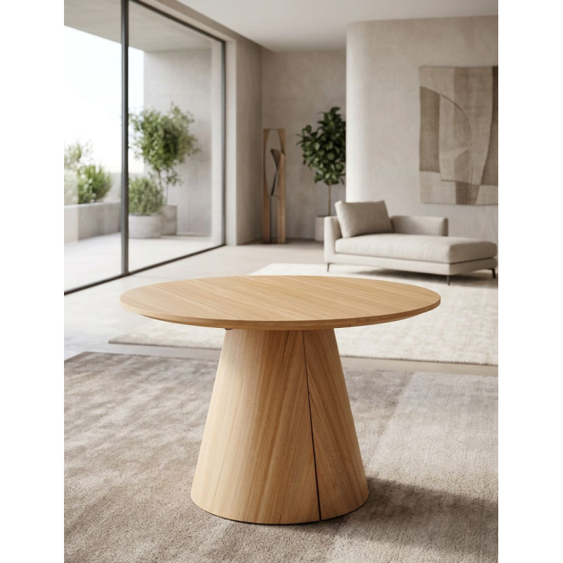Mesa Redonda Extensible Roble Carpenter - Montiel