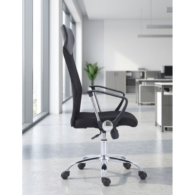 Silla Negra de Despacho Giratoria Honor - Montiel