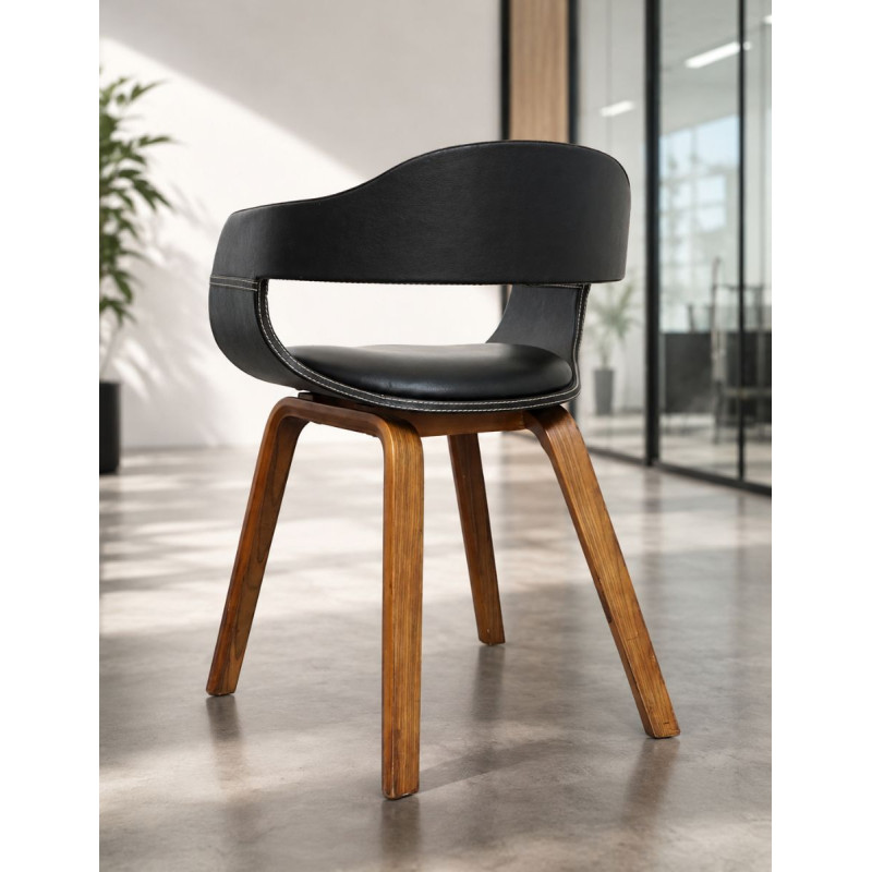Silla de Recepción Patas de Madera Costa de Kare - Montiel