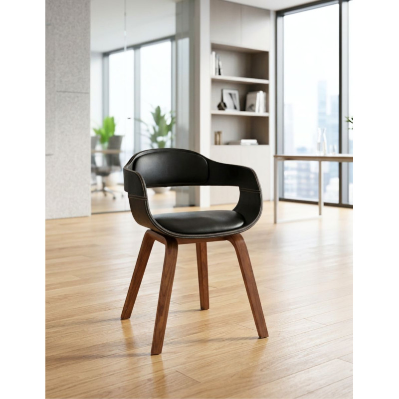 Silla de Recepción Patas de Madera Costa de Kare - Montiel