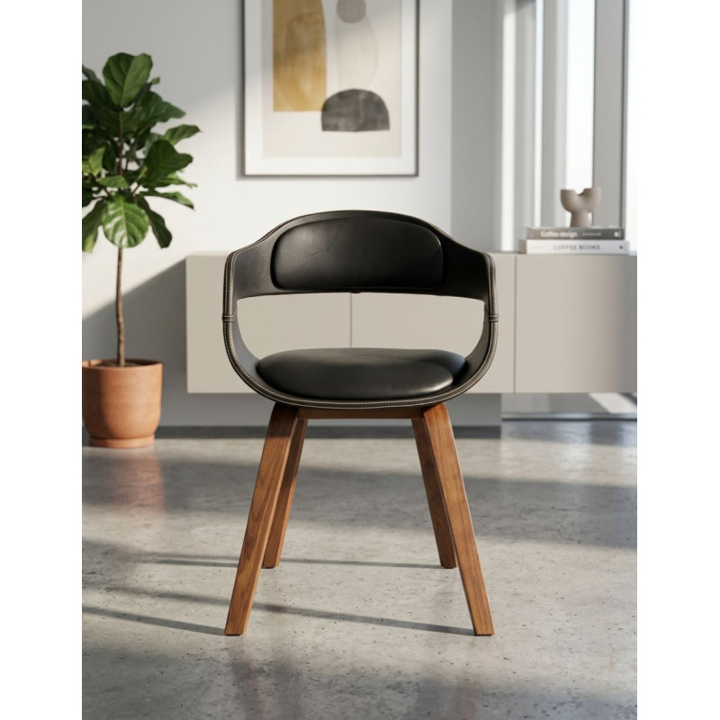 Silla de Recepción Patas de Madera Costa de Kare - Montiel