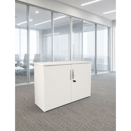 Armario Oficina Blanco Bajo 72x100 cm. de Steelcase - Montiel