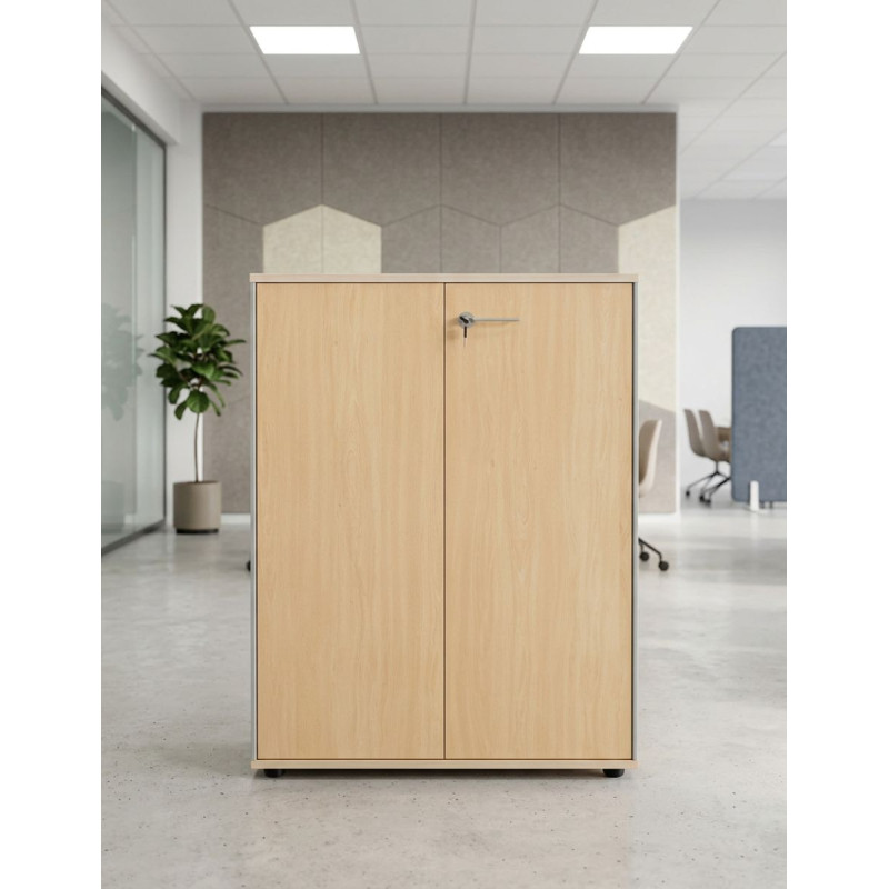 Armario Oficina Madera Arce 110x90 cm. MM1869 de Montiel