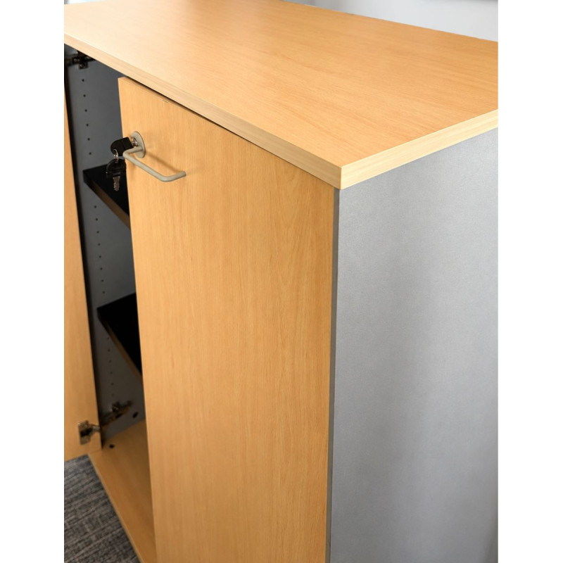 Armario Oficina Madera Arce 110x90 cm. MM1869 de Montiel