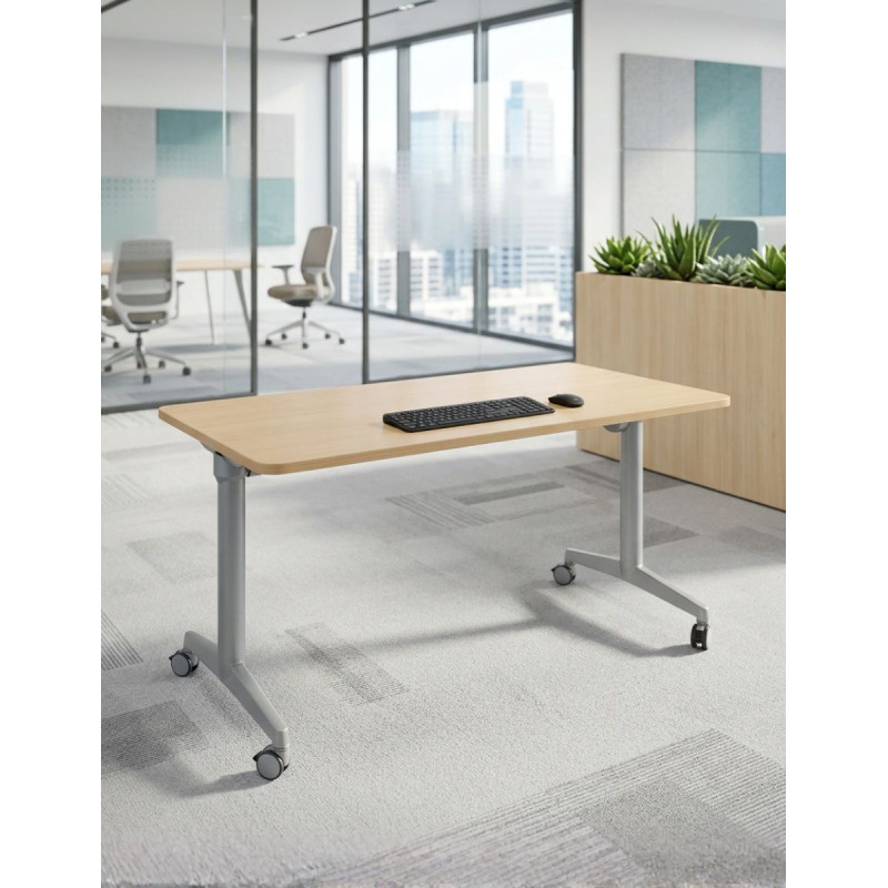 Mesa Plegable Oficina 140x70 cm. de Steelcase - Montiel