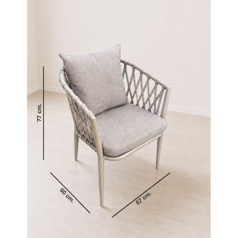 Silla para Terraza de Aluminio Icaria - Montiel