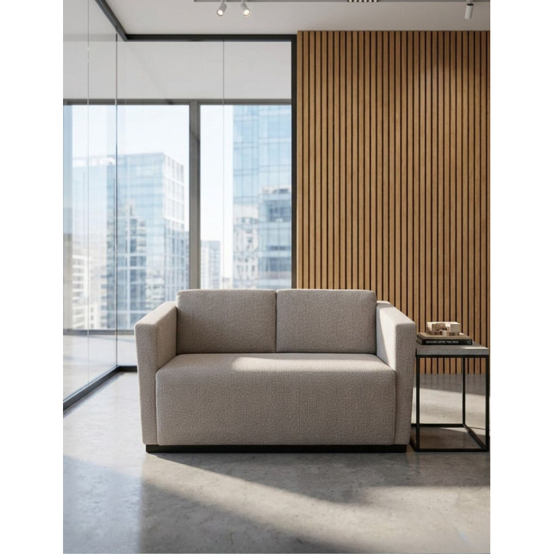 Sofá Recepción 2 Plazas Gris de Walter Knoll - Montiel