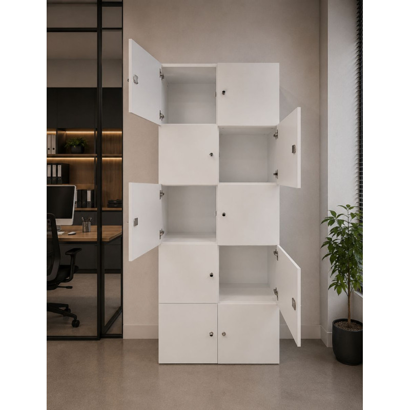 Taquilla Blanca 10 Puertas de Steelcase - Montiel