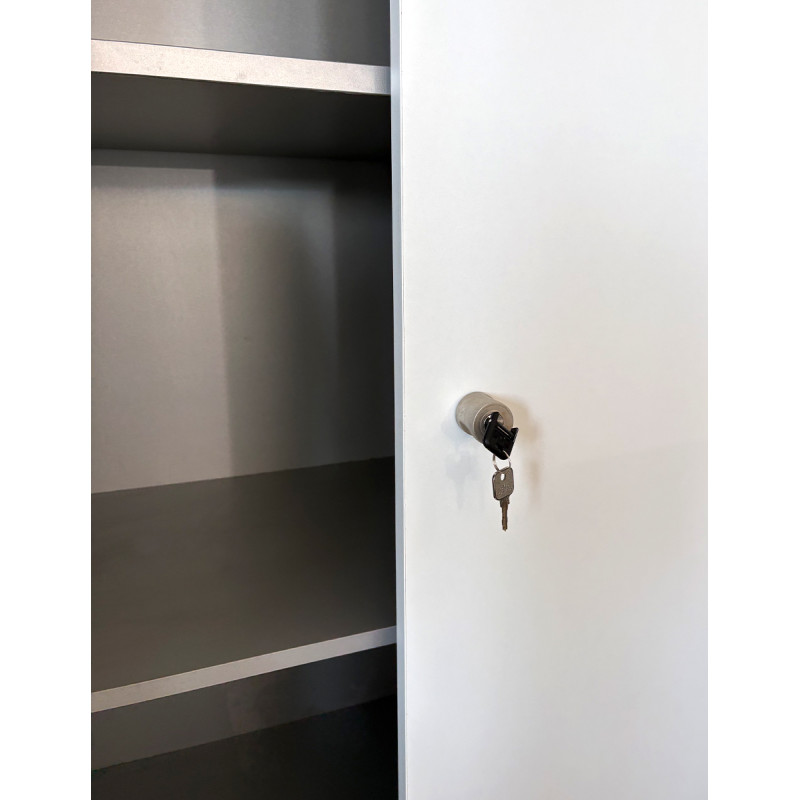 Armario Oficina Blanco 205x80 cm. MM1872 de Montiel