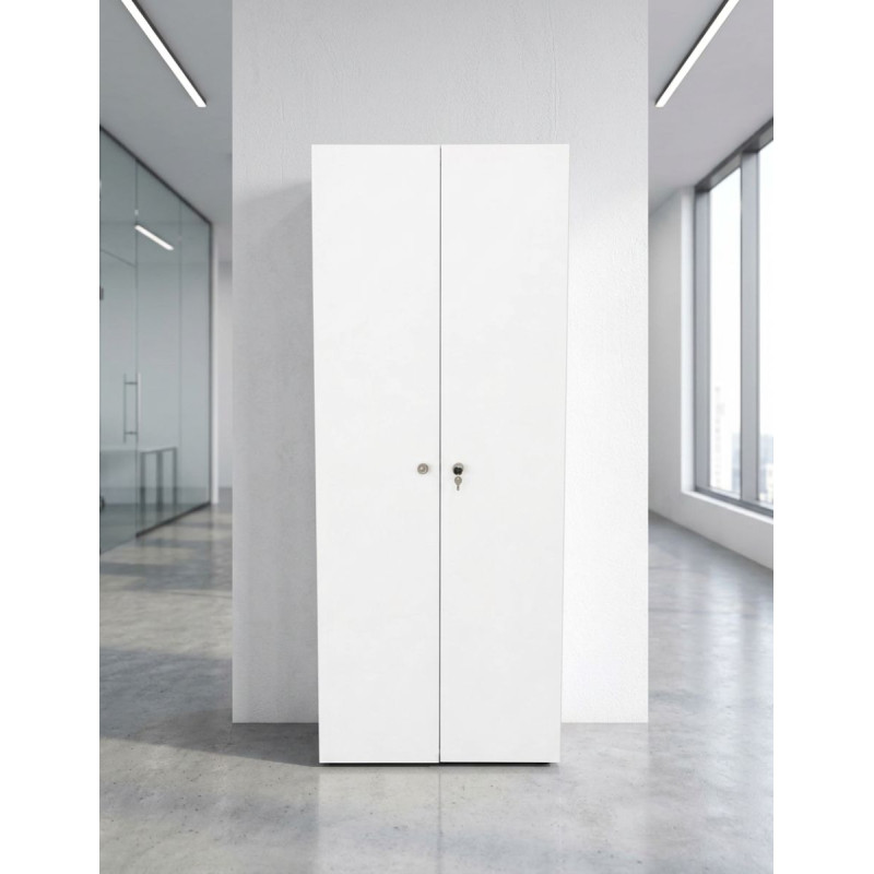 Armario Oficina Blanco 205x80 cm. MM1872 de Montiel
