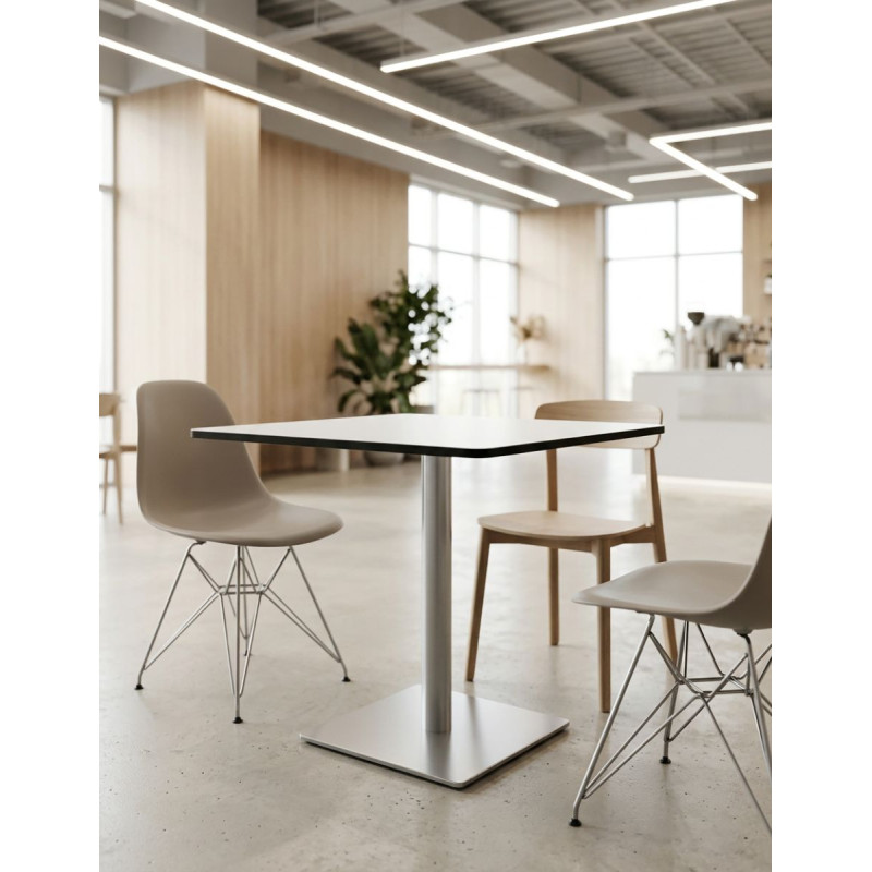 Mesa Blanca Cuadrada 60x60 cm. MM1864 de Montiel