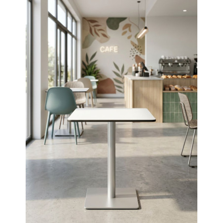 Mesa Blanca Cuadrada 60x60 cm. MM1864 de Montiel