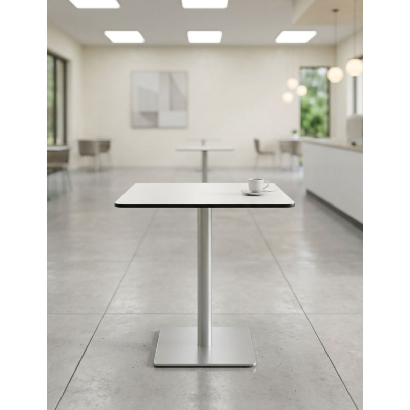Mesa Blanca Cuadrada 60x60 cm. MM1864 de Montiel