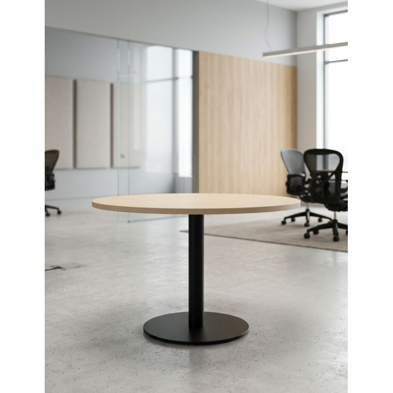 Mesa Reuniones Oficina Redonda Ø120 cm. Nara - Montiel