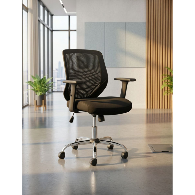Silla Ergonómica Oficina de Malla MM1730 de Montiel