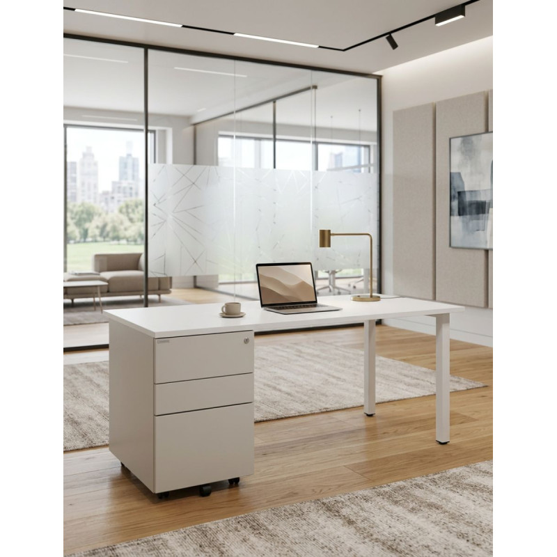Mesa Oficina 160x80 cm. con Cajonera MM1873 de Montiel