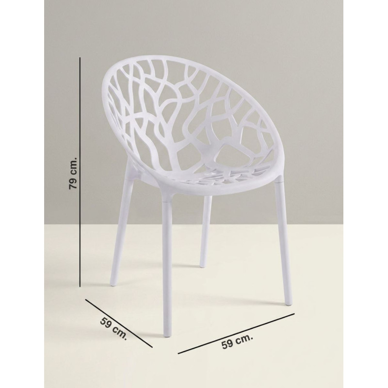 Sillón Blanco para Hostelería Bella - Montiel