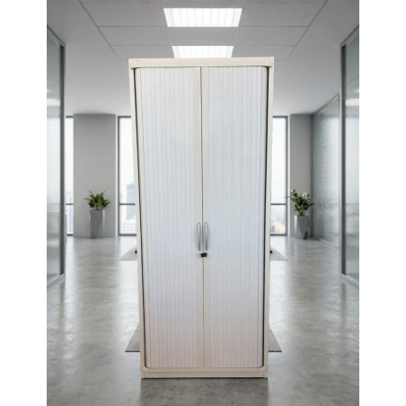 Armario Oficina Alto Gris 200x80 cm. de Steelcase - Montiel