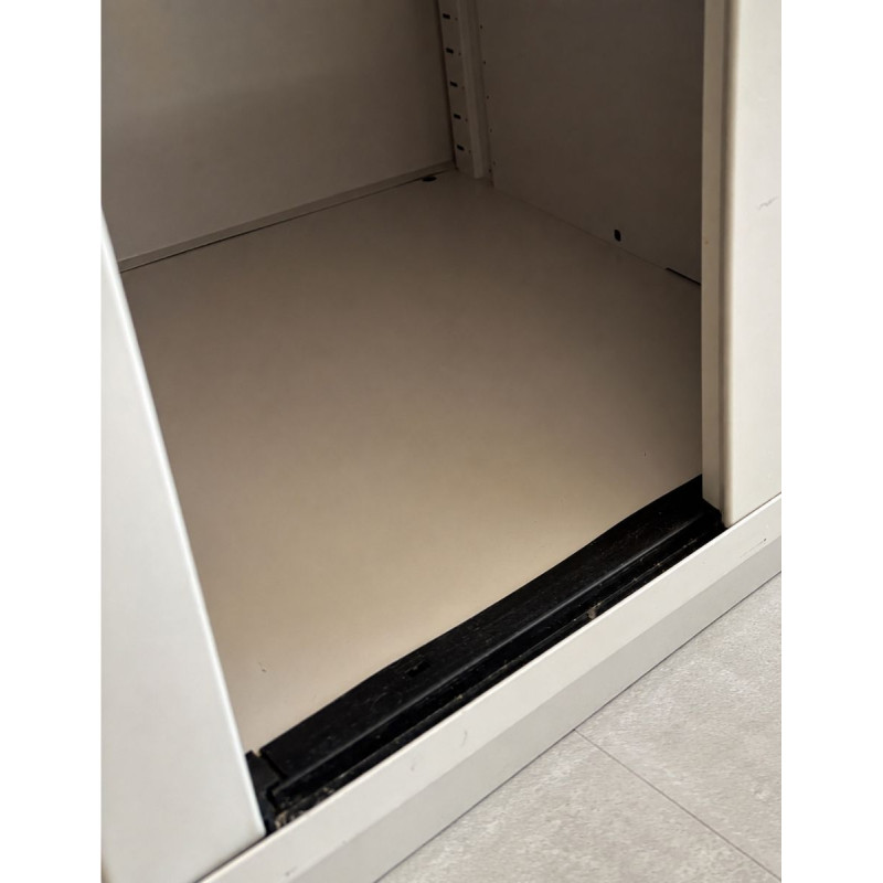 Armario Oficina Alto Gris 200x80 cm. de Steelcase - Montiel