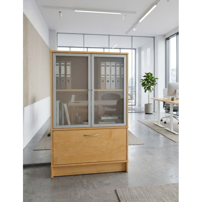 Armario Oficina Madera 135x84,5 cm. MM1875 de Montiel