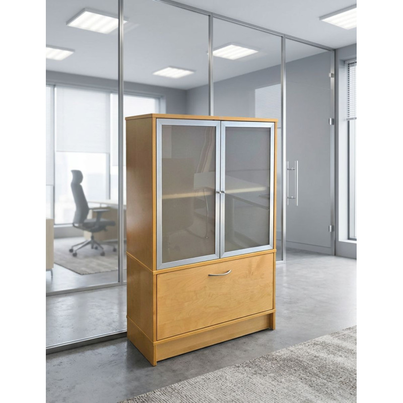 Armario Oficina Madera 135x84,5 cm. MM1875 de Montiel