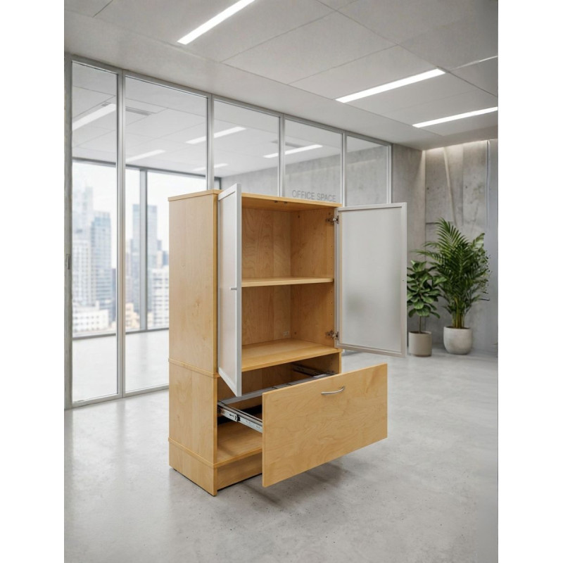 Armario Oficina Madera 135x84,5 cm. MM1875 de Montiel
