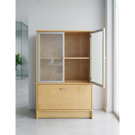 Armario Oficina Madera 135x84,5 cm. MM1875 de Montiel