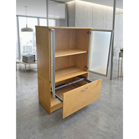 Armario Oficina Madera 135x84,5 cm. MM1875 de Montiel