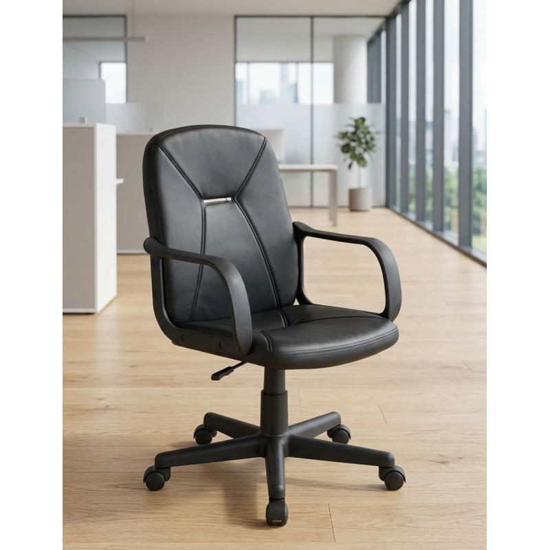 Sillón Giratorio Tapizado para Oficina Zenit - Montiel