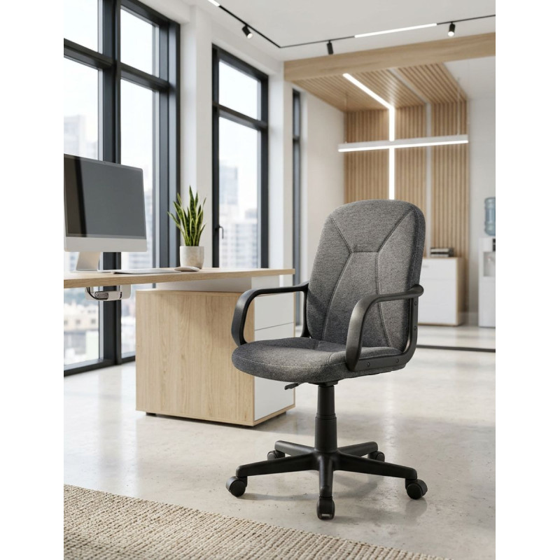 Sillón Giratorio Tapizado para Oficina Zenit - Montiel