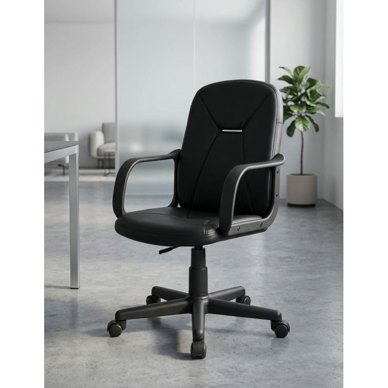 Sillón Giratorio Tapizado para Oficina Zenit - Montiel