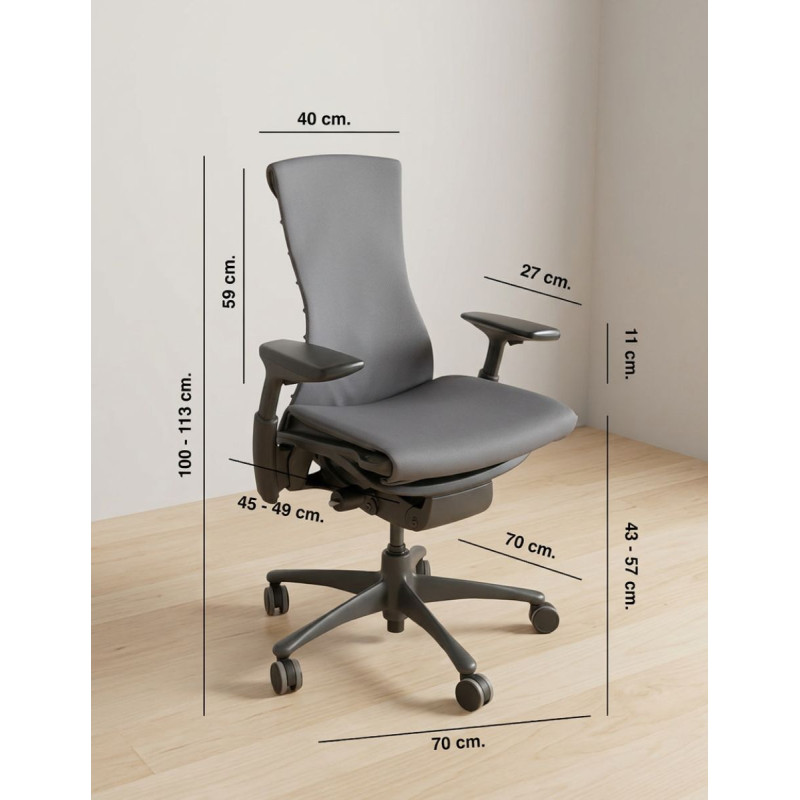 Silla Oficina Ergonómica Embody de Herman Miller - Montiel