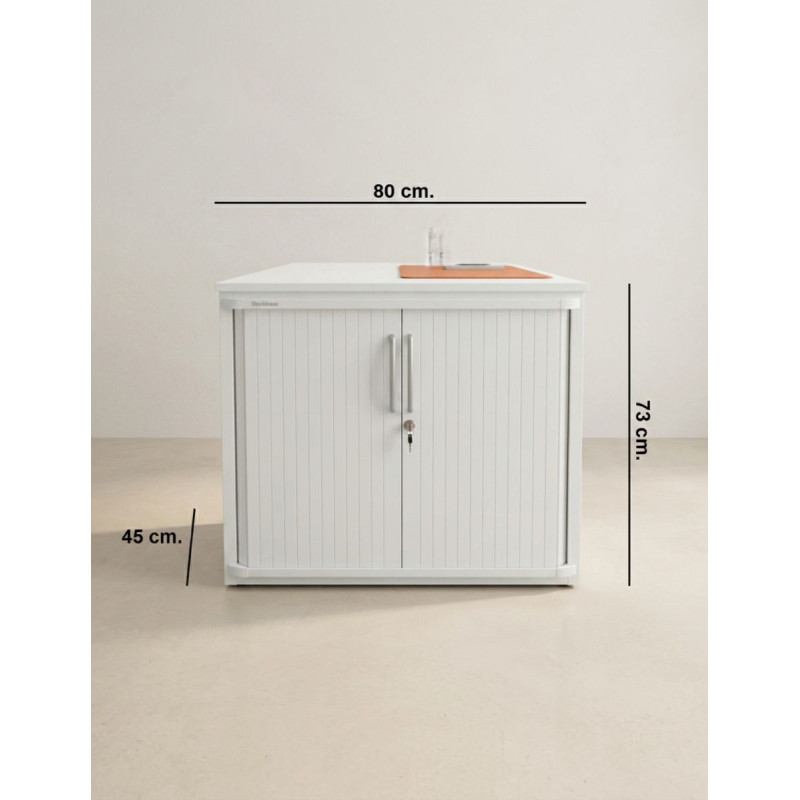 Armario Bajo Oficina 73x80 cm. de Steelcase - Montiel