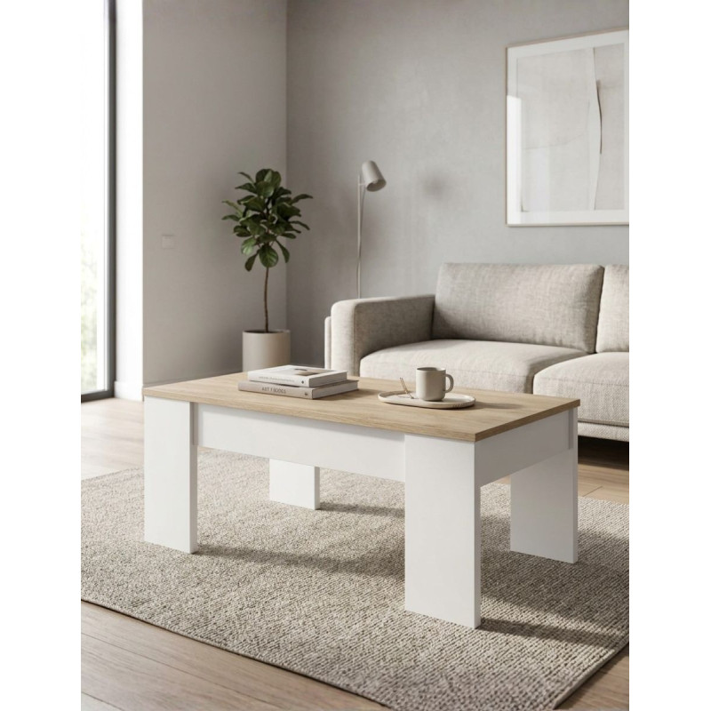 Mesa para Salón Elevable 100x50 cm. Essence - Montiel