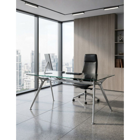 Mesa Despacho de Cristal Arkitek de Actiu - Montiel