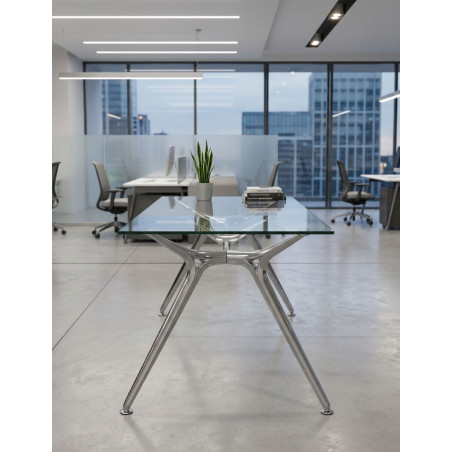 Mesa Despacho de Cristal Arkitek de Actiu - Montiel