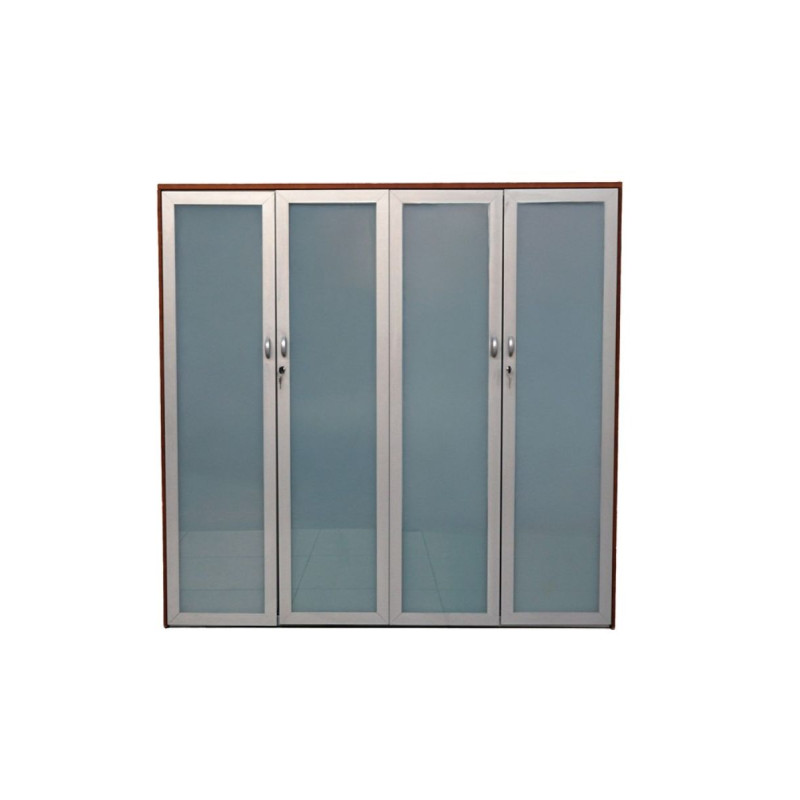 Mueble Aparador Amplio con 4 Puertas Cristal MM1690 - Montiel
