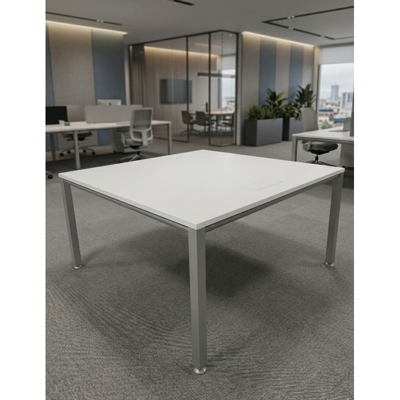Mesa Cuadrada Blanca Vital de Actiu - Montiel