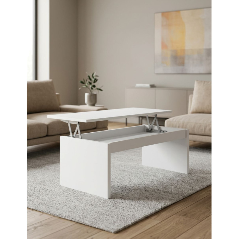 Mesa para Salón Elevable 102x50 cm. Mist - Montiel