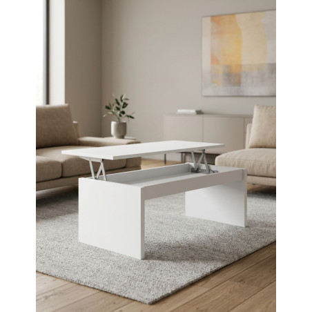 Mesa para Salón Elevable 102x50 cm. Mist - Montiel