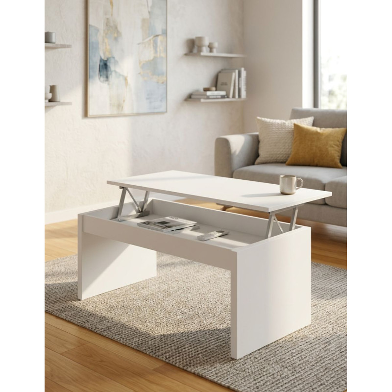 Mesa para Salón Elevable 102x50 cm. Mist - Montiel