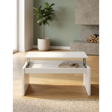 Mesa para Salón Elevable 102x50 cm. Mist - Montiel