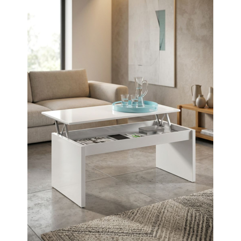 Mesa para Salón Elevable 102x50 cm. Mist - Montiel
