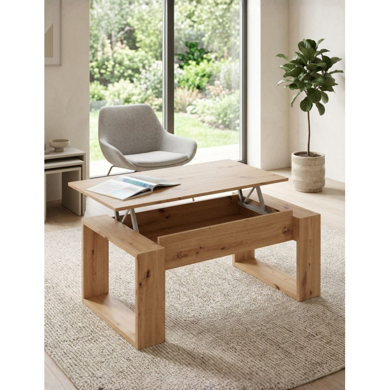 Mesa Elevable de Centro para Hogar Rosven - Montiel